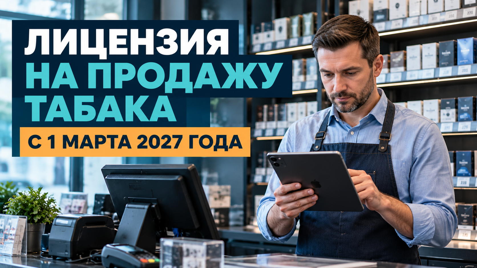Лицензия на продажу сигарет с 1 марта 2027 года: что нужно знать магазинам